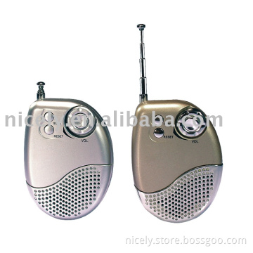 FM gift auto scan radio with speaker antenna
